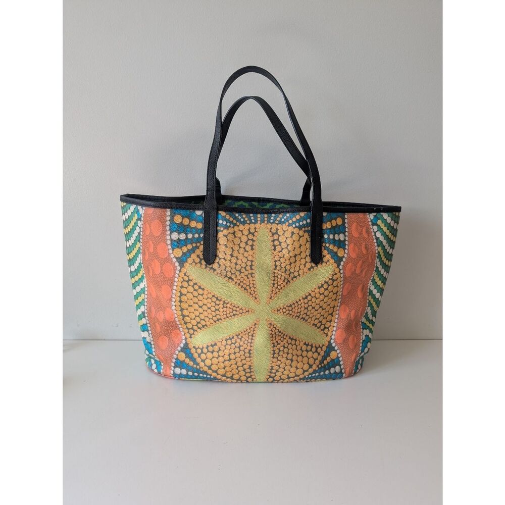orYANY "Casablanca" LG Multi Printed Coated Fabric Weekender/Beach Tote Bag $199